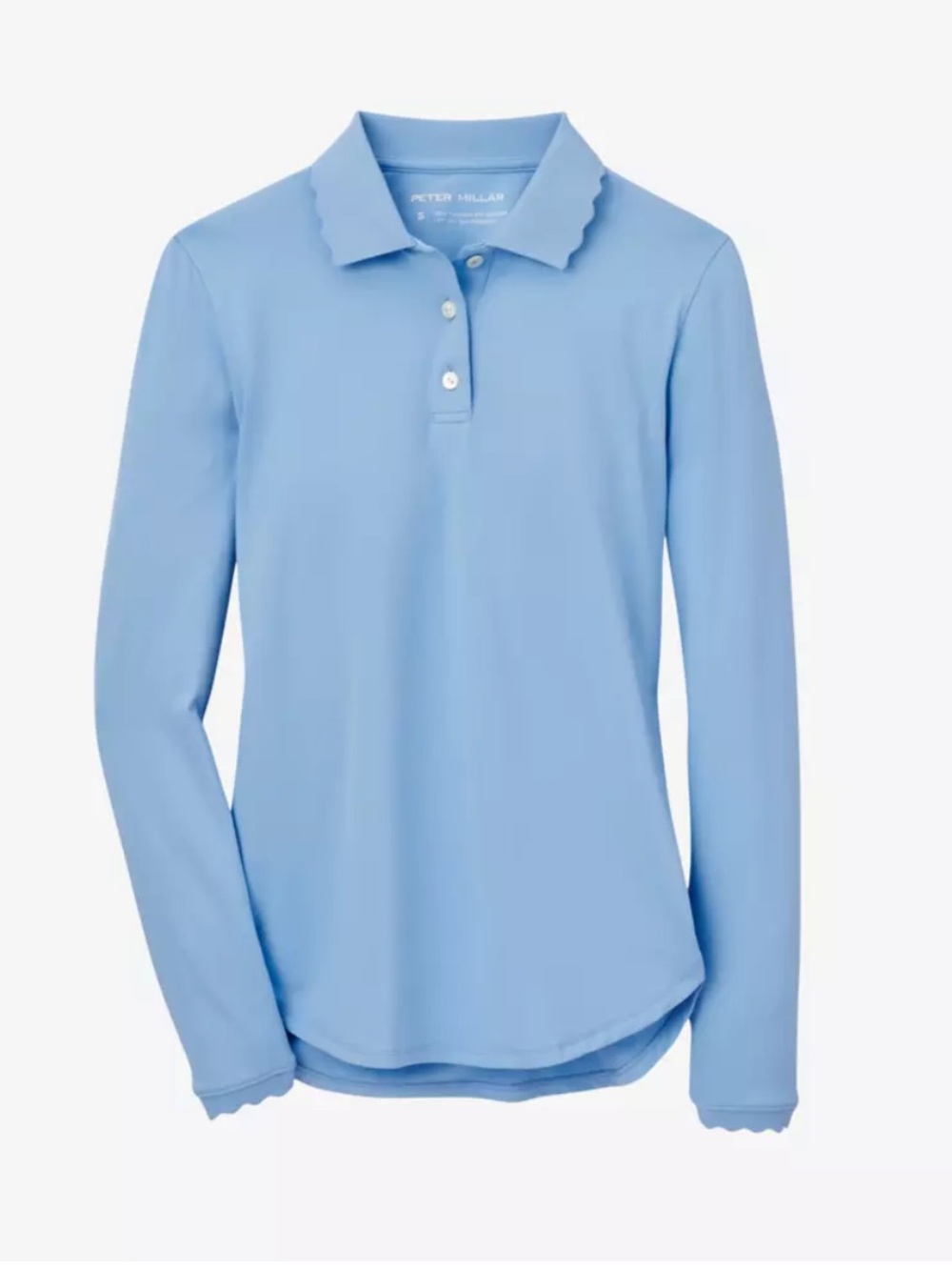 Peter Millar Opal Stretch Women's Jersey Long Sleeve Polo Shirt